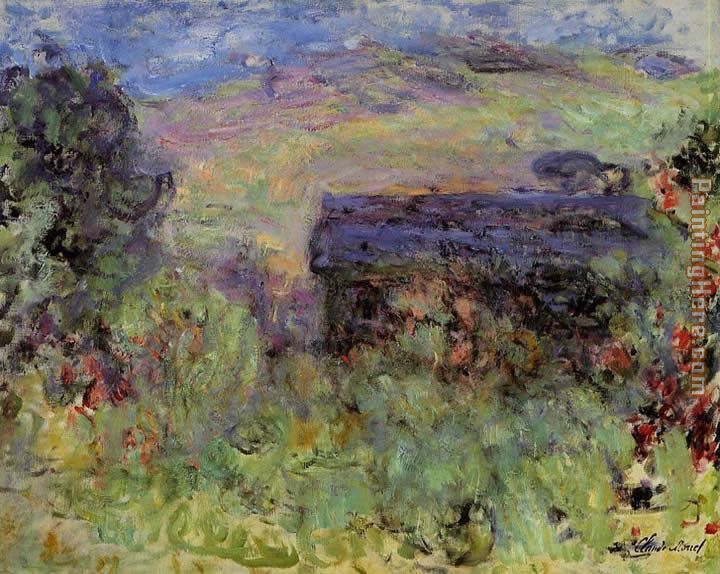 The House Seen through the Roses painting - Claude Monet The House Seen through the Roses art painting